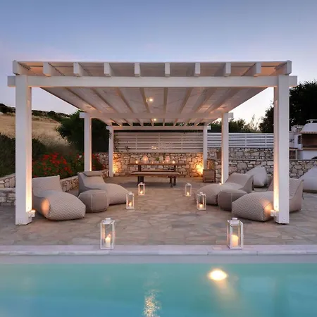 Executive Paros 4 Bedrooms Almyrikia Sunset Stunning Sea View Βίλα *