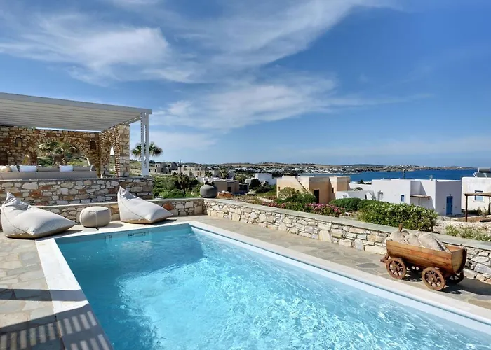 Executive Paros 4 Bedrooms Almyrikia Sunset Stunning Sea View *
