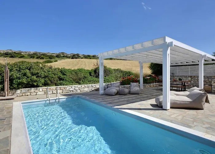 Vila Executive Paros 4 Bedrooms Almyrikia Sunset Stunning Sea View *