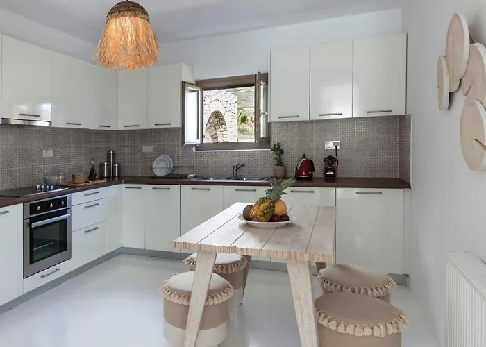 Vila Executive Paros 4 Bedrooms Almyrikia Sunset Stunning Sea View *