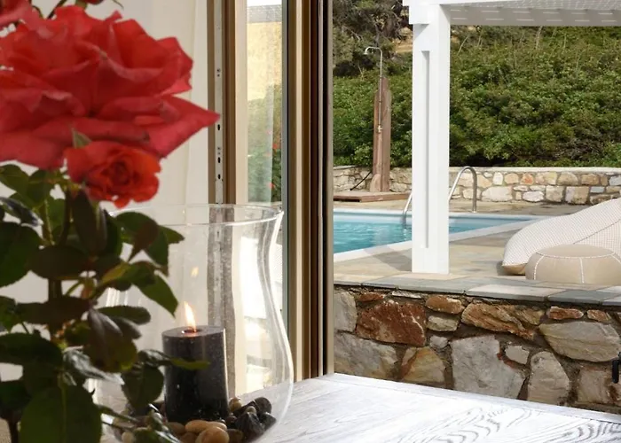 Executive Paros 4 Bedrooms Almyrikia Sunset Stunning Sea View