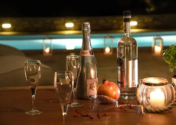 Vila Executive Paros 4 Bedrooms Almyrikia Sunset Stunning Sea View